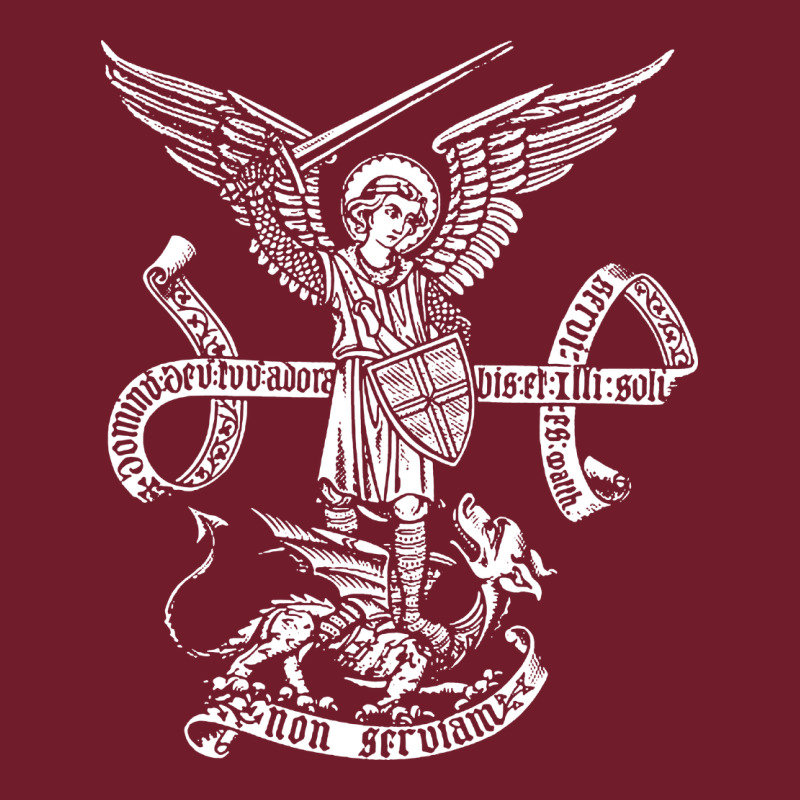St Michael Archangel Catholic Angel Defend Us Zipper Hoodie by ArtChic | Teevron