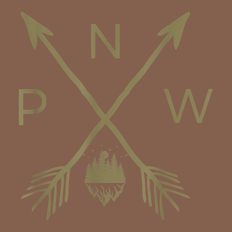 Pacific Northwest Mountain  Cool Pnw Pacific Northwest T Shirt Zipper Hoodie by ArtChic | Teevron