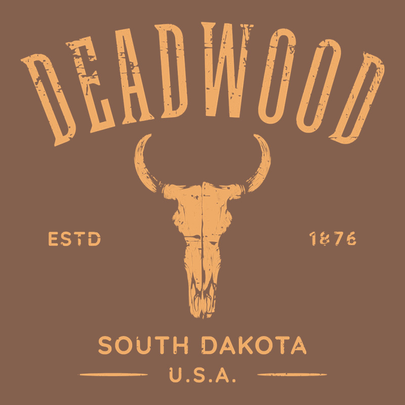Deadwood South Dakota Usa Vintage Distressed Style Design Long Sleeve Zipper Hoodie by StudioElite | Teevron