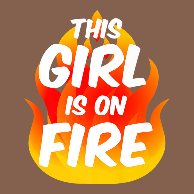 This Girl Is On Fire Fierce Lady Woman Power Go Girls Fiery Zipper Hoodie by StudioElite | Teevron