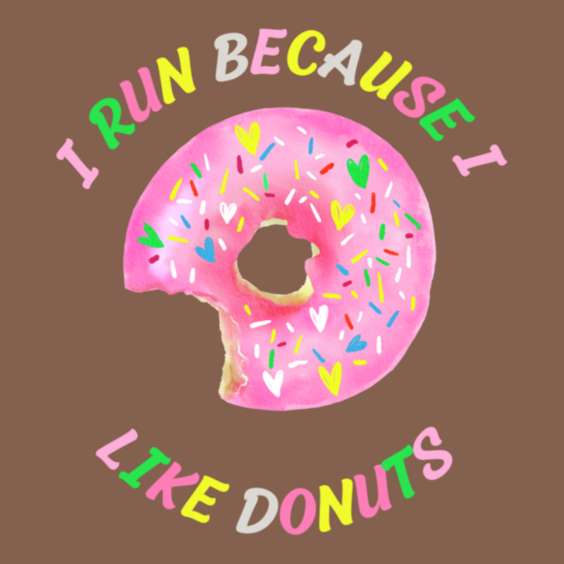 I Run Because I Like Donuts Zipper Hoodie by StudioElite | Teevron