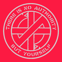 Crass   There Is No  Authority But Yourself Classic Zipper Hoodie | Teevron