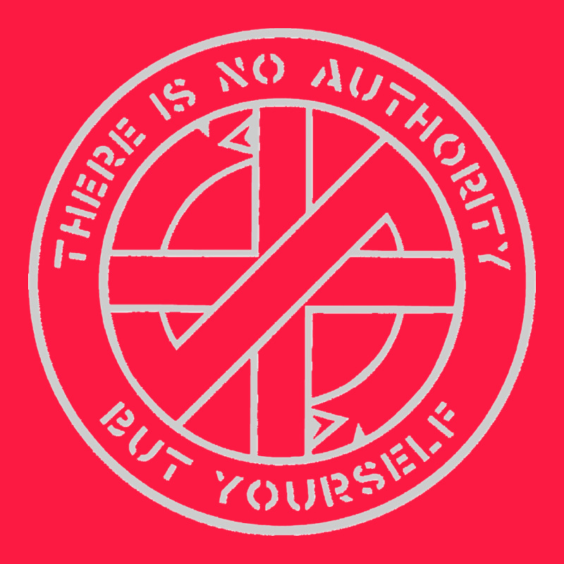Crass   There Is No  Authority But Yourself Classic Zipper Hoodie by PixelFlow | Teevron