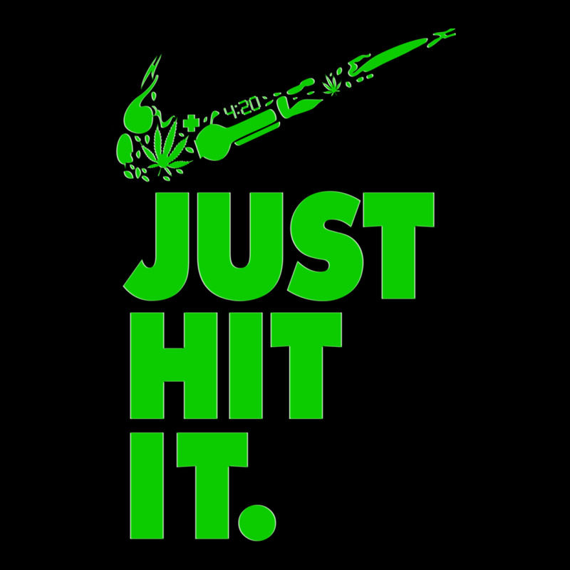 Just Hit It Cannabis Weed Vintage Retro Design For Weed Lover Zipper Hoodie by SnappyArt | Teevron
