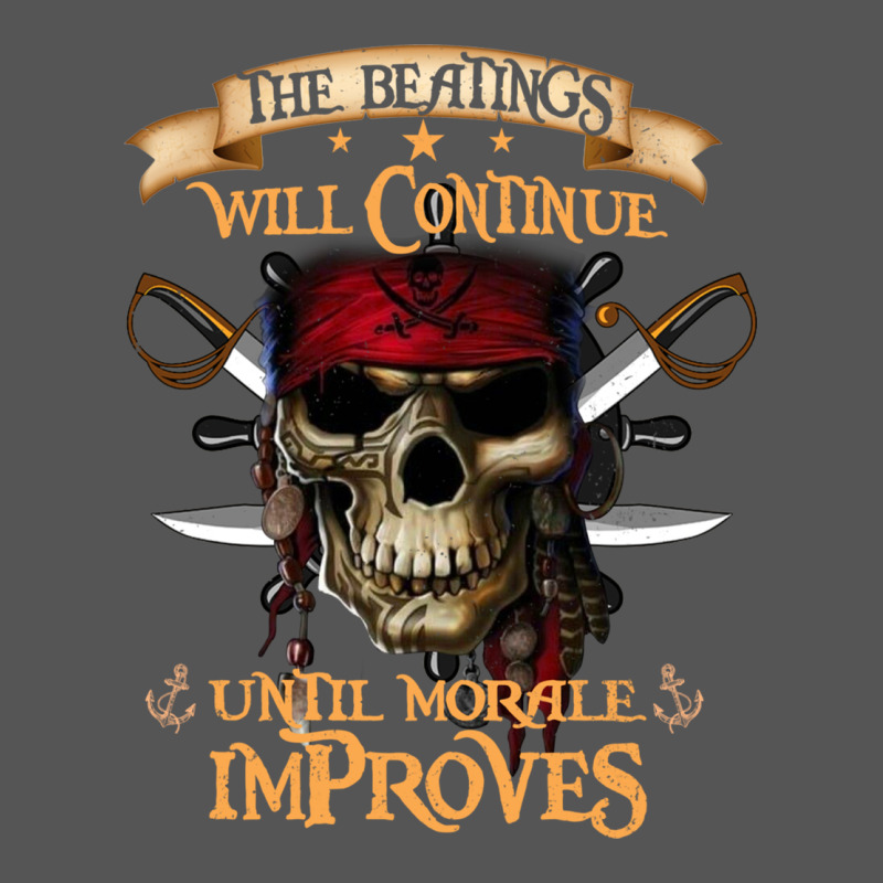 Pirate The Beatings Will Continue Until Morale Improves Zipper Hoodie by SnappyArt | Teevron