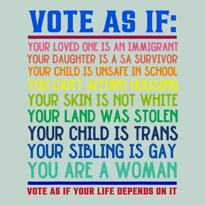 Vote As If Your Life Depends On It Human Rights Zipper Hoodie by SnappyArt | Teevron