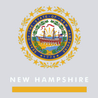 New Hampshire State Flag New Zipper Hoodie | Teevron