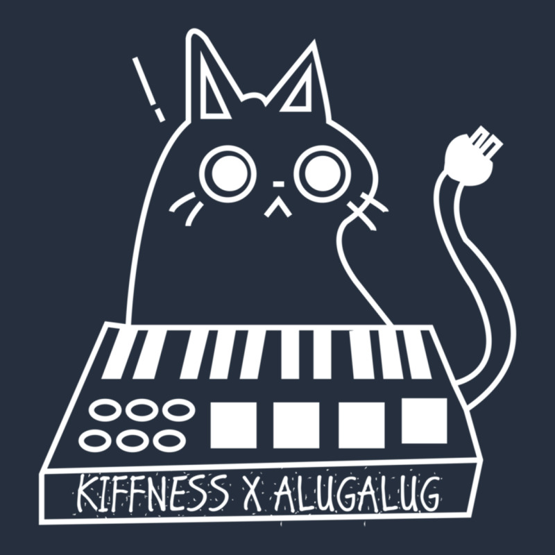 The Kiffness X Alugalug White Cat Classic Zipper Hoodie by SnappyArt | Teevron