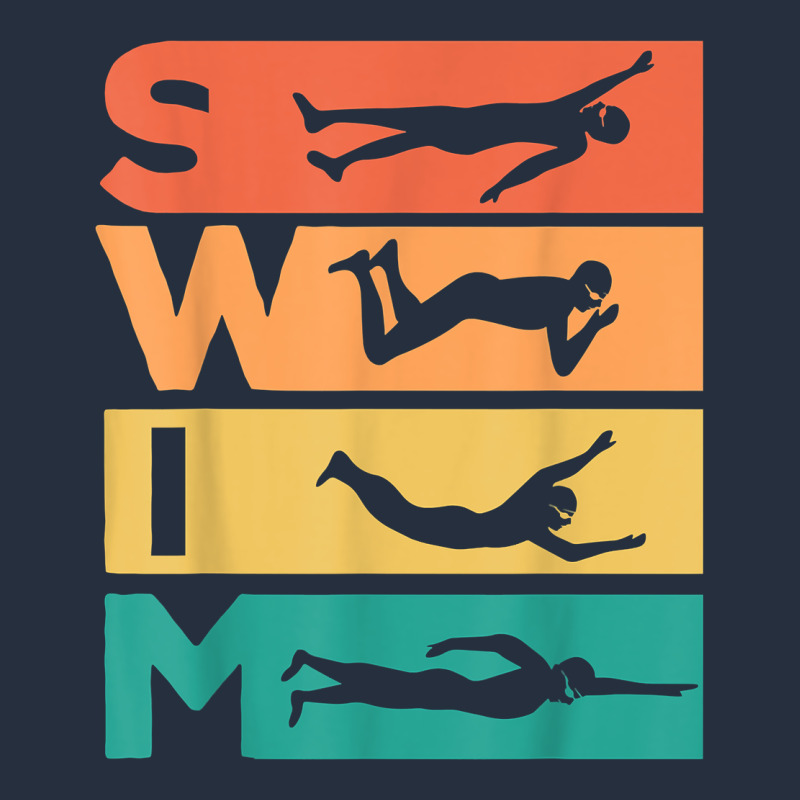 Retro Vintage Swimming Gift For Swimmers T Shirt Zipper Hoodie by FloraArt | Teevron