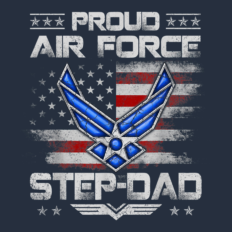 Proud Air Force Step Dad Veteran Vintage Flag Veterans Day T Shirt Zipper Hoodie by FloraArt | Teevron