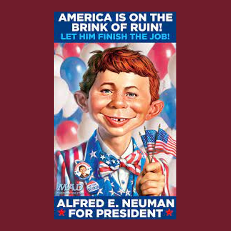 Alfred E. Neuman For President Zipper Hoodie by FloraArt | Teevron