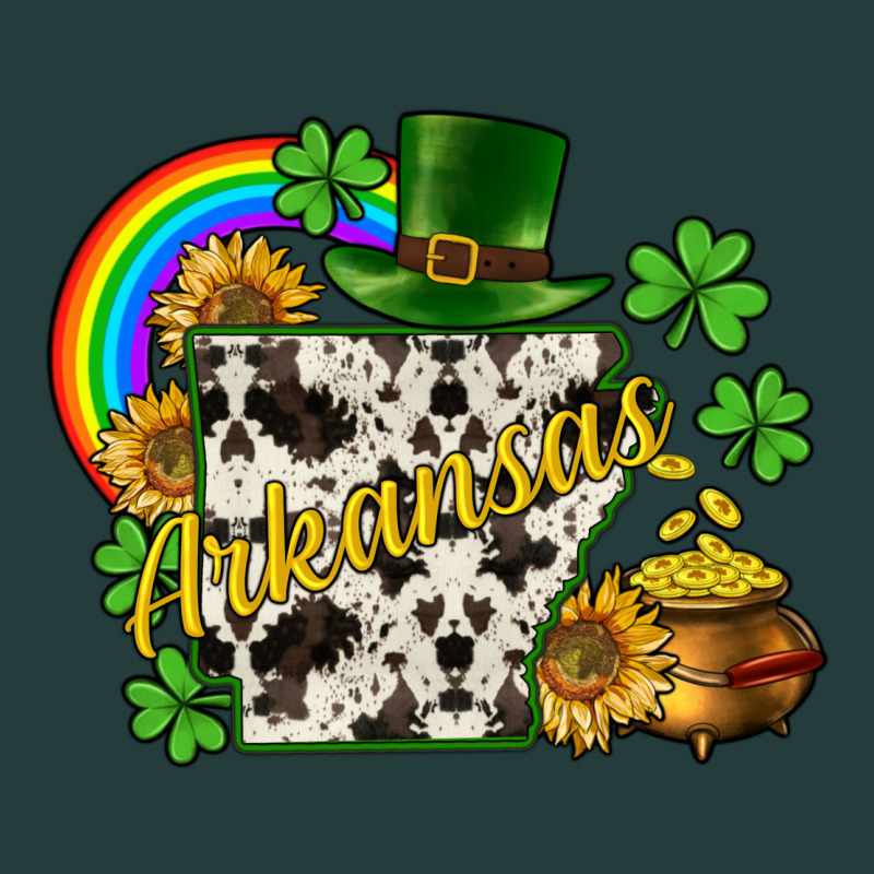 Arkansas Map St. Patrick's Classic Tee by CowGirlArtShop | Teevron
