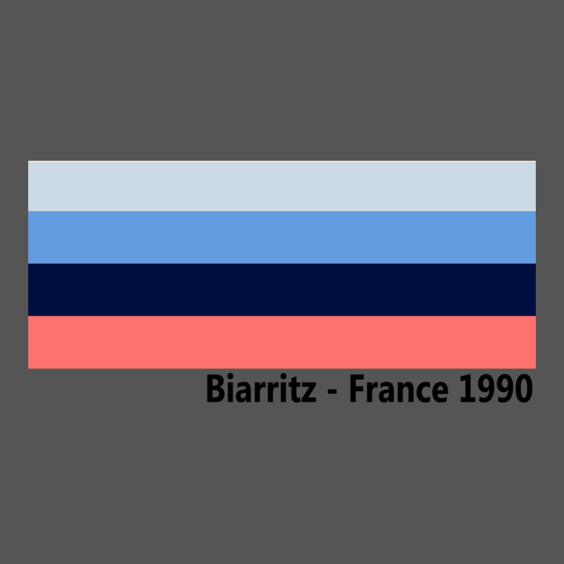 Biarritz France 1990 Zipper Hoodie by FloraArt | Teevron