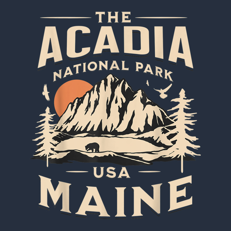 Acadia National Park Maine Nature Hike Outdoors Vintage T Shirt Zipper Hoodie by ArtMosaic | Teevron