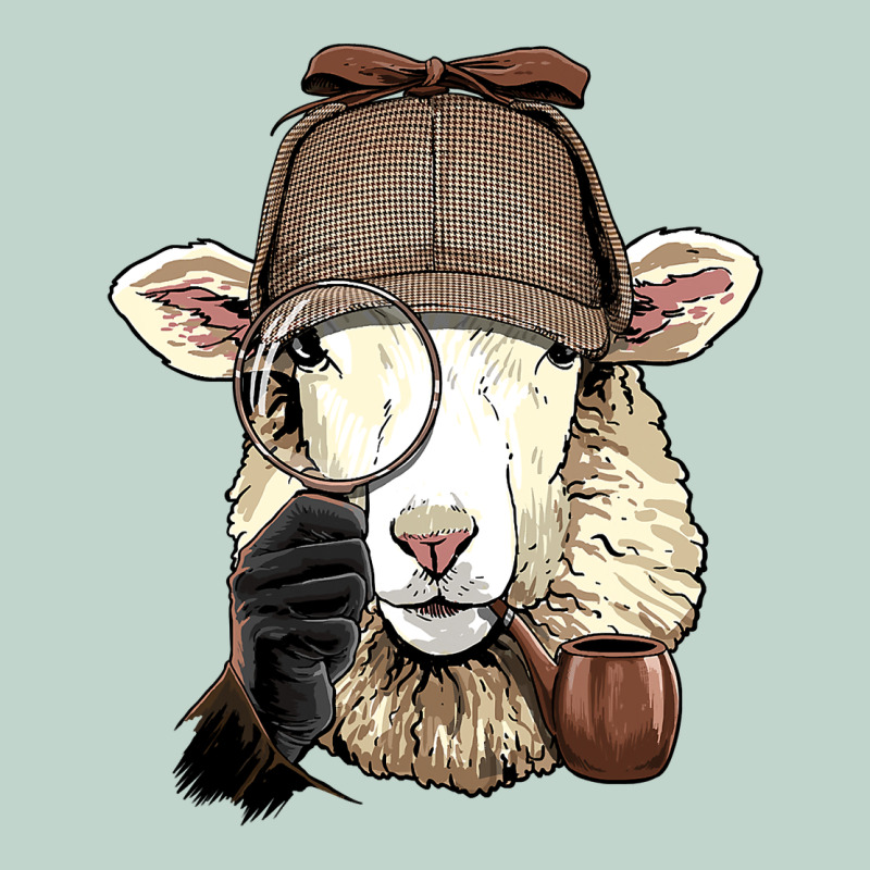 Detective Sheep Lamb Spy Investigator Farmer Sheep Lover 53 Zipper Hoodie by ArtMosaic | Teevron