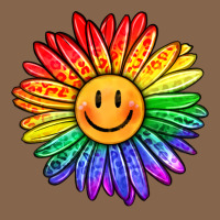 Rainbow Smiley Face Sunflower Premium Tee | Teevron