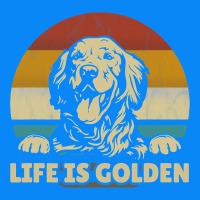 Golden Retriever Dog Life Is Golden Retro Vintage Zipper Hoodie | Teevron