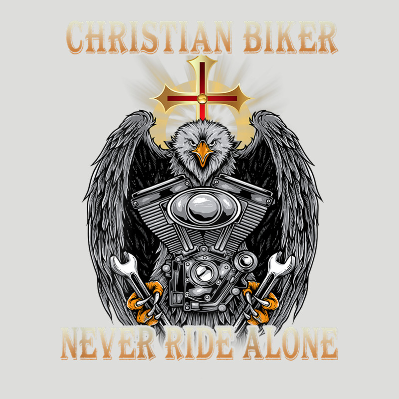 Jesus Christian Biker Never Ride Alone Zipper Hoodie by ArtMosaic | Teevron