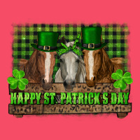 Happy St. Patrick's Day Horses With Leprechaun Hat And Bandana Premium Sweatshirt | Teevron