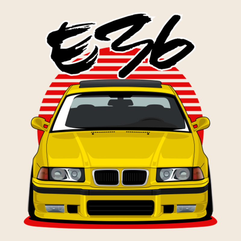 Yellow E36 Zipper Hoodie by ArtMosaic | Teevron