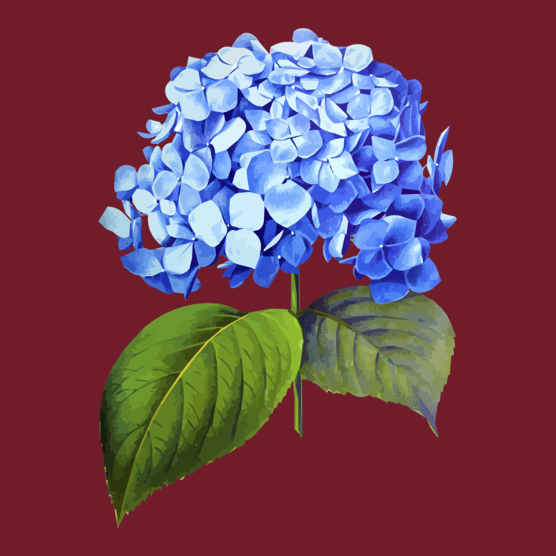 Blue  Hydrangea Zipper Hoodie by ArtMosaic | Teevron