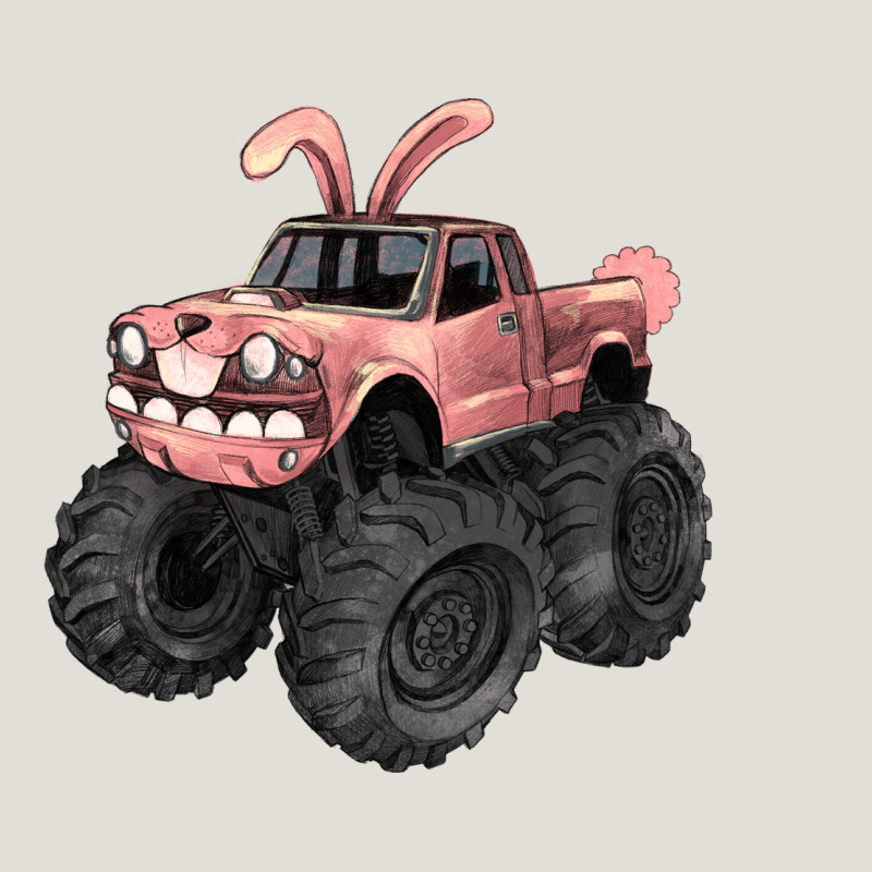 Easter Monster Truck Easter Day Heavy Core Tee by HowdyJamesFarm | Teevron