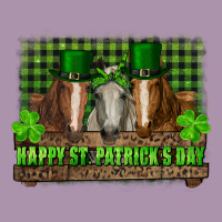 Happy St. Patrick's Day Horses With Leprechaun Hat And Bandana Heavyweight Hoodie | Teevron