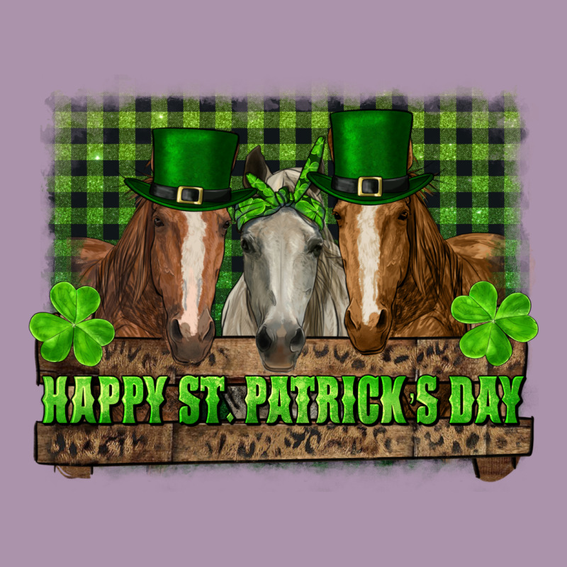 Happy St. Patrick's Day Horses With Leprechaun Hat And Bandana Heavyweight Hoodie by RanaPortraitStore | Teevron