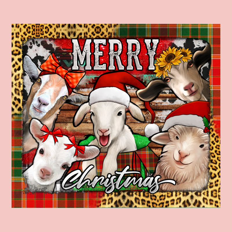 Merry Christmas Goats Tumbler Urban Heavy Tee by Jasminsmagicworld | Teevron
