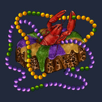 Mardi Gras Craw Fish King Cake With Leopard Premium Sweatshirt | Teevron
