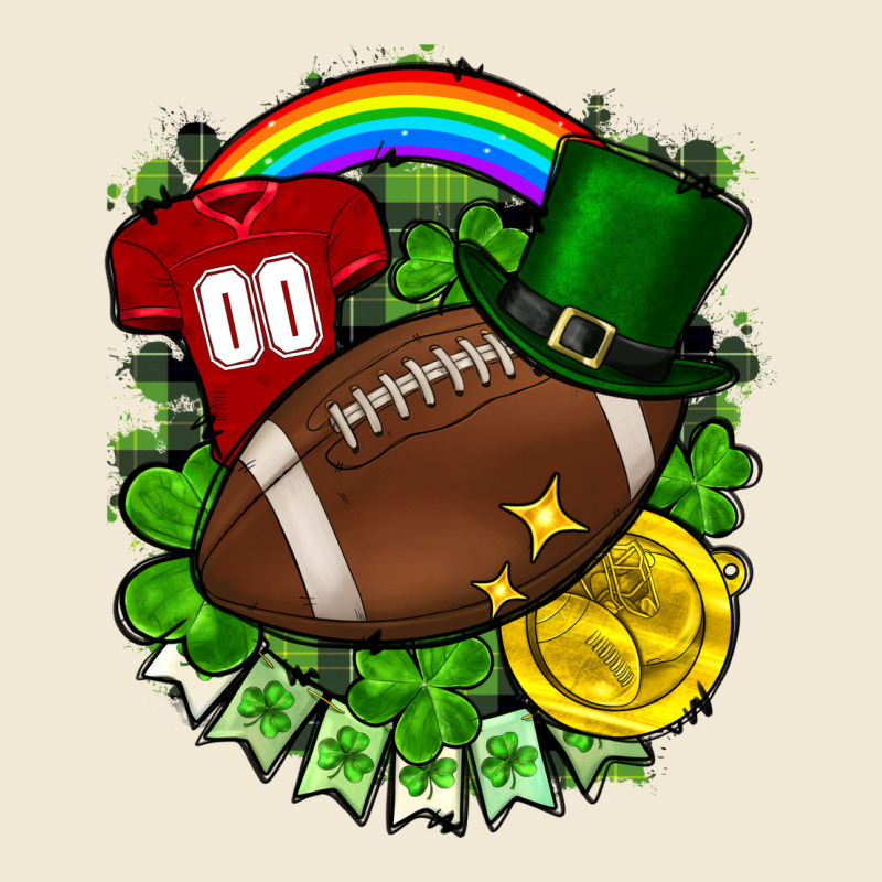 St. Patrick's Day American Football Ladies Tee by FaDigitalArtStudio | Teevron