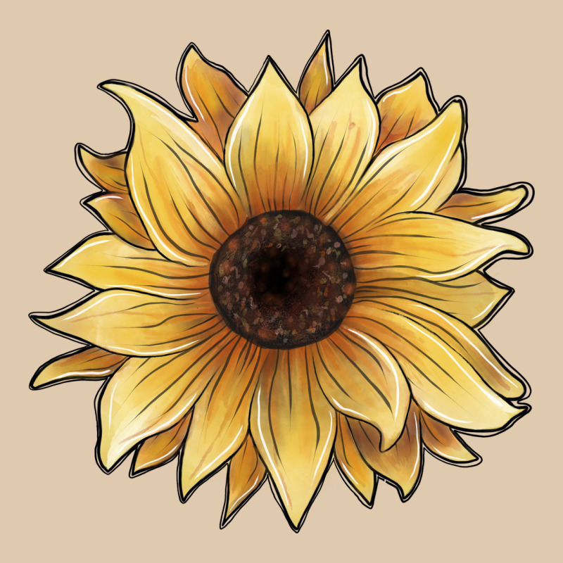 Watercolor Sunflower Heavyweight Sweatshirt by JahusDesignShop | Teevron