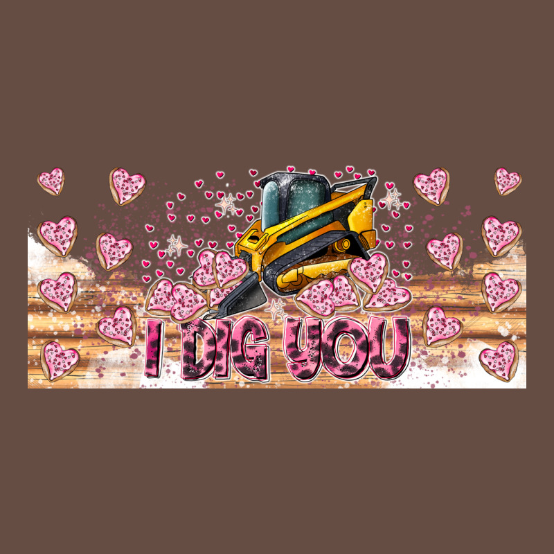 I Dig You Valentine 16oz Long Sleeve Tee by CowhideDigitalArt | Teevron