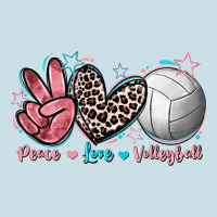Peace Love Volleyball Ladies Tee | Teevron
