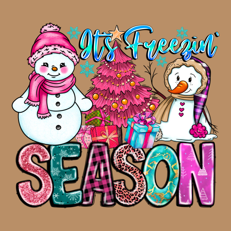 It's Freezin Season Vintage Hoodie by CowhideDigitalArt | Teevron