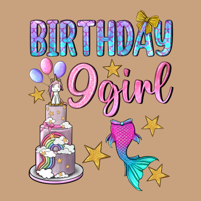 Birthday Girl 9 Vintage Tee by BundleAndBundleShop | Teevron