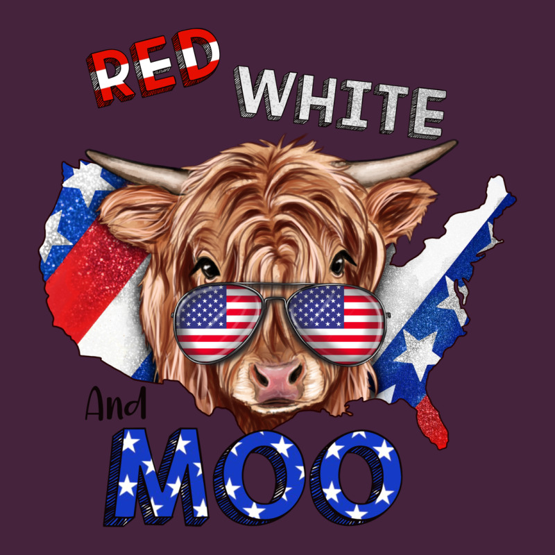 Red White And Moo Cow Premium Tee by RanaPortraitStore | Teevron