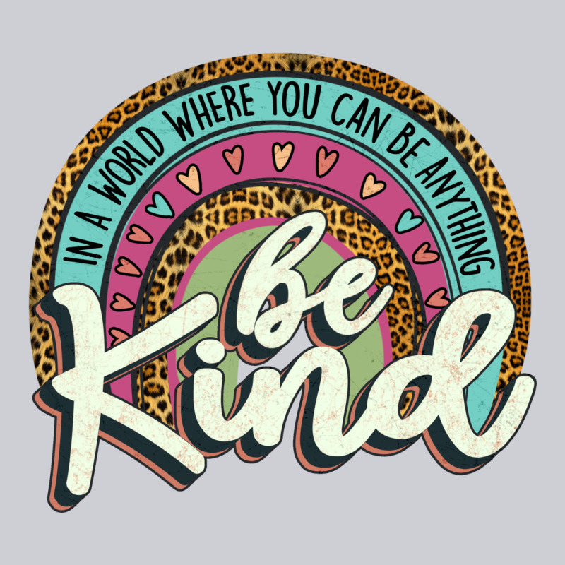 Be Kind   Leopard Heavyweight Sweatshirt by JahusDesignShop | Teevron