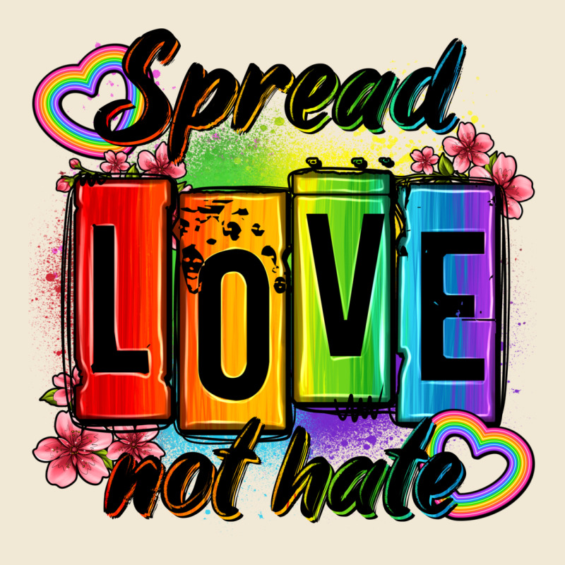 Spread Love Not Hate Premium Tee by OliviaCreatesArt | Teevron