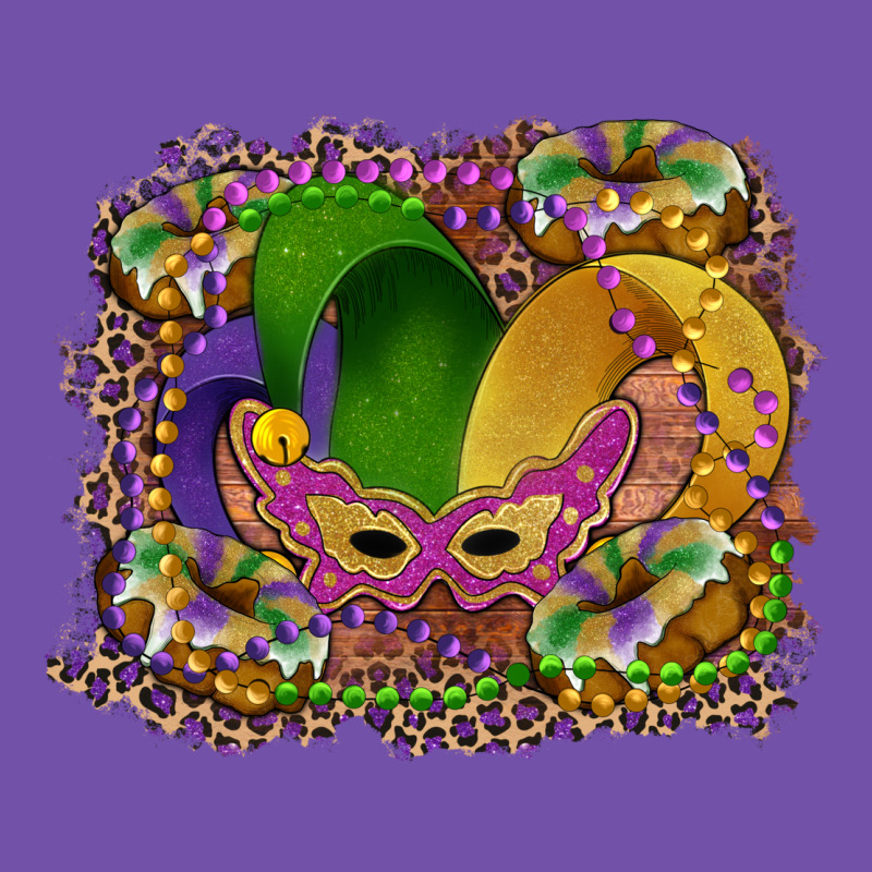 Mardi Gras Mask King Cake Premium Sweatshirt by RanaPortraitStore | Teevron