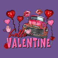 Hello Valentine Valentine's Day Truck Vintage Tee | Teevron
