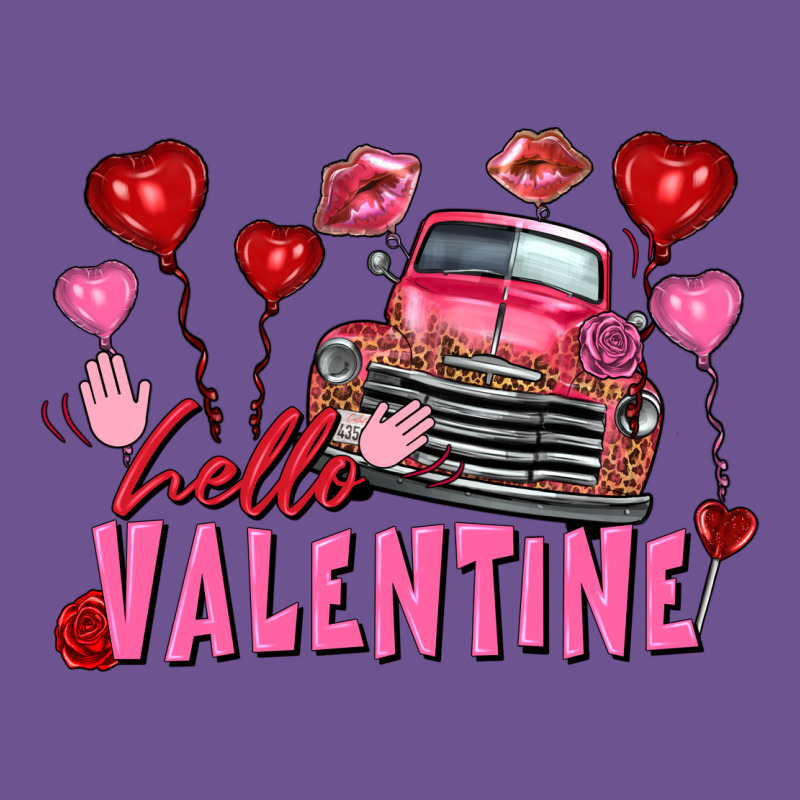 Hello Valentine Valentine's Day Truck Vintage Tee by FaDigitalArtStudio | Teevron