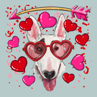 Valentine's Day  Bull Terrier Heavy Core Tee | Teevron