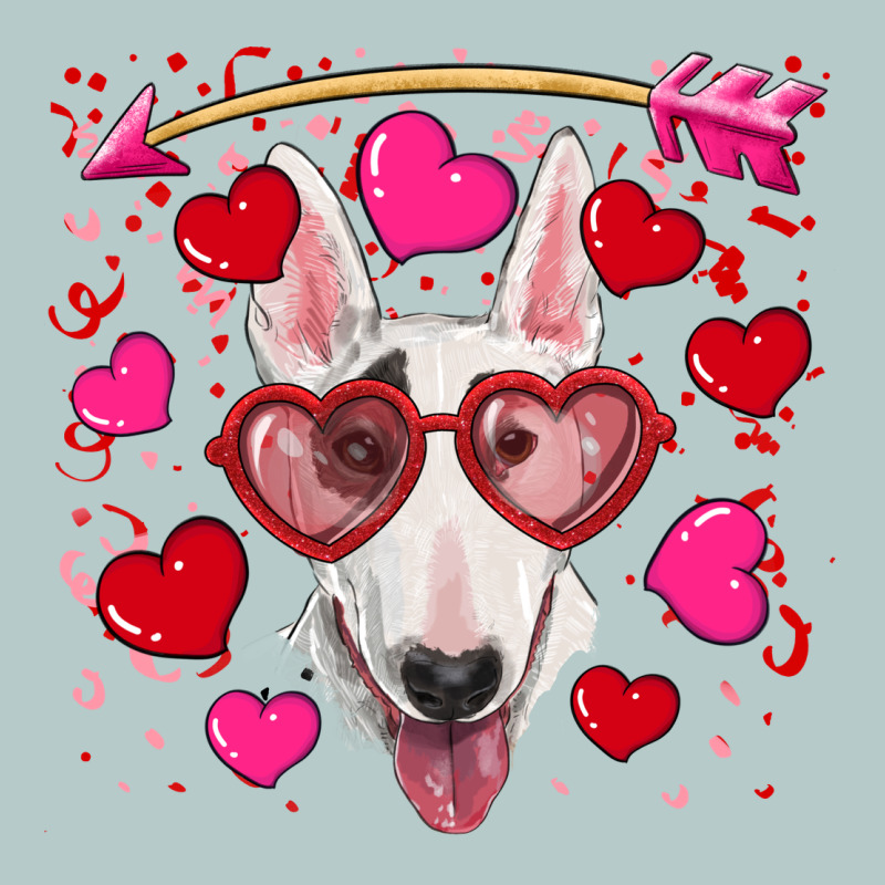 Valentine's Day  Bull Terrier Heavy Core Tee by RanaPortraitStore | Teevron