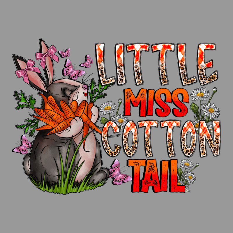 Little Miss Cotton Tail Vintage Hoodie by CowhideDigitalArt | Teevron
