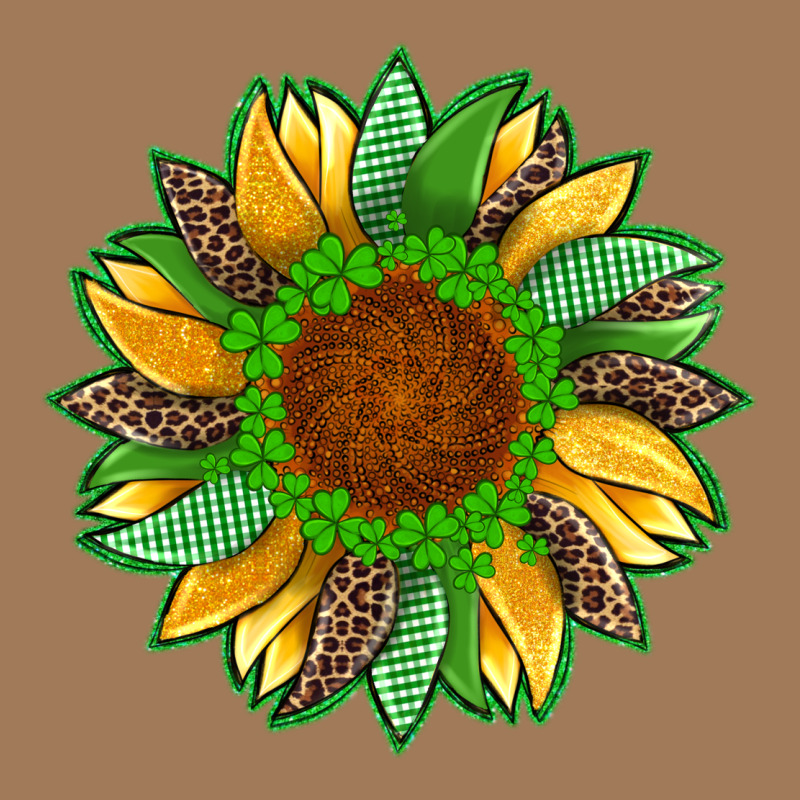 St Patricks Sunflower With Leopard  Shamrock And Glitter Classic Tee by Artiststas | Teevron