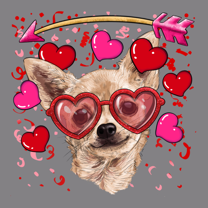 Valentine's Day  Chihuahua Heavyweight Hoodie by RanaPortraitStore | Teevron