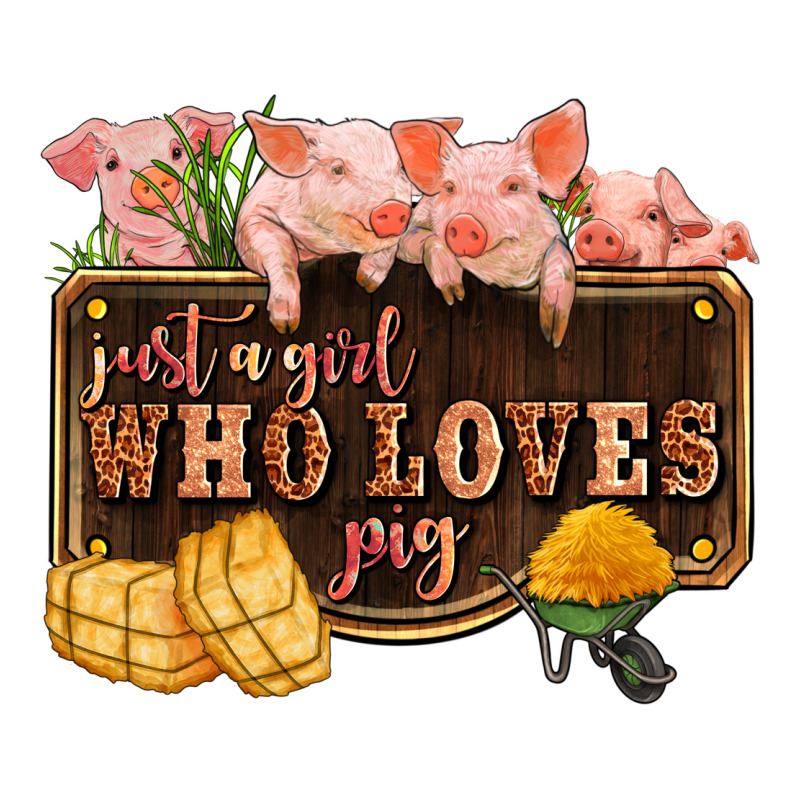 Just A Girl Who Loves Pig Olivia Premium Tee by OliviaCreatesArt | Teevron