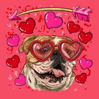 Valentine's Day  Brown English Bulldog Premium Sweatshirt | Teevron
