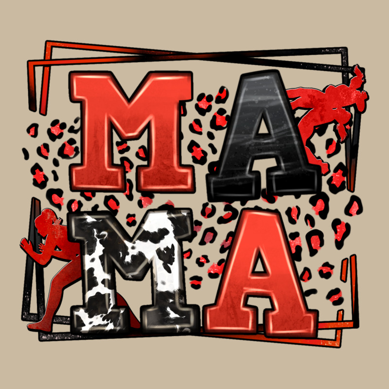Wrestling Mama Red And Black Long Sleeve Tee by LillyAllenDesigns | Teevron
